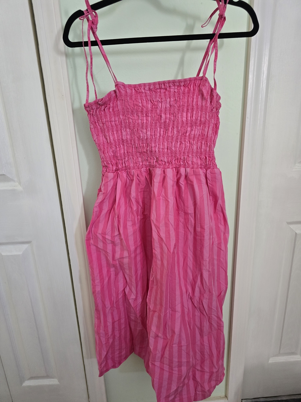 Women’s Pink Striped Summer Sundress